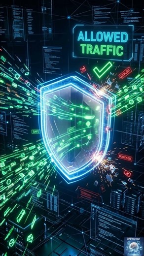 How Firewall Works in 30 Seconds 🔥 | Network Security #shorts