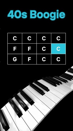 BACKING TRACK | 40s Boogie Woogie | C Major | 150 BPM | Broken Octave Bass Line