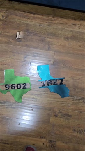 Metal US State Address Sign with Customizable Numbers and Colors #addresssign #walldecor #personalizedgifts #fyp