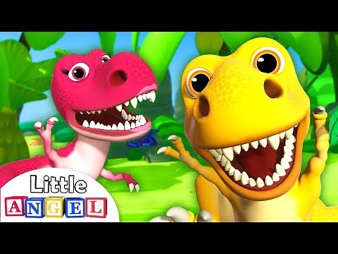 El Baile del Dinosaurio | Canciones Infantiles | Little Angel Español