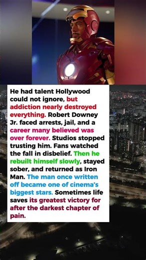 Robert Downey Jr. Lost Everything Before Becoming Iron Man