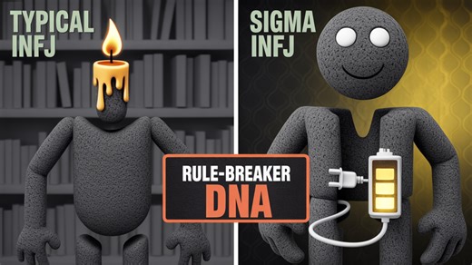 Have you ever felt like an INFJ but didn't quite relate to the classic descriptions of the Advocate? You're not alone. In this video, we're diving deep into the enigmatic world of the Sigma INFJ, a rare and controversial subtype that operates by its own set of rules. We'll break down the 10 surprising habits that create a clear distinction between a Typical INFJ and a Sigma INFJ. If you're an INFJ who values solitude over harmony, pragmatic action over idealistic dreaming, and strategic influenc