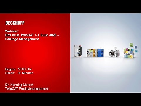 Das neue TwinCAT 3.1 Build 4026 – Package Management