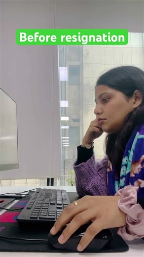 Notice period vs Normal days #corporategirl #beforeAfterResignation #youtubeshorts #officelife