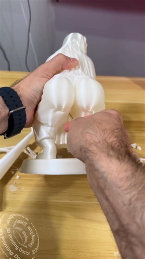 3D Printing Doctor on Instagram: "This Halloween ghost is packing some scary moves with those 😆😆😆 #3dprinting #Halloween #asmr #twerking"