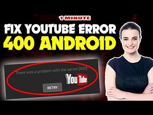How To Fix Youtube Error 400 Android 2024 | Youtube server problem