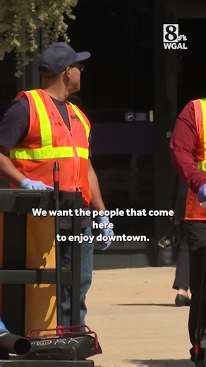 6.6K views · 37 reactions | The ABM Clean and Green team was made to keep the downtown area of York City clean, whether it's picking up trash or cleaning graffiti. They have cleaned over 17,000 pounds of trash since their inception. | WGAL News Channel 8 Susquehanna Valley, Pa. | Facebook