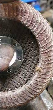 How i clean up the disc with out grinder