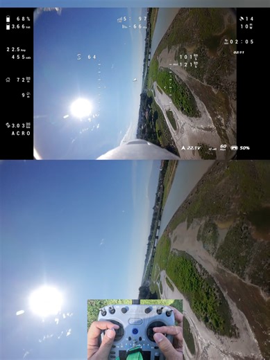 FPV stick cam santai ☕️ #fpvwing #atomrcpenguin #aeromodelling #rcplane #acrobatics @cempalaaeromodelling