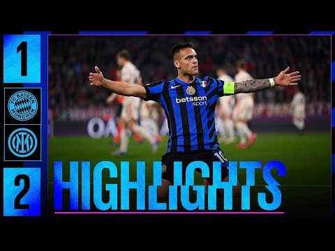 A DREAM NIGHT UNDER THE MUNICH SKY ✨🖤💙 | BAYERN MUNICH 1-2 INTER | HIGHLIGHTS | UCL 24/25 ⚫🔵🇬🇧
