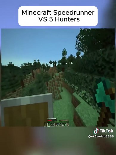 Minecraft Speedrunner vs 5 Hunters - Full Manhunt Challenge