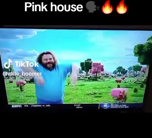 Minecraft Movie Teaser: Building the Pink House