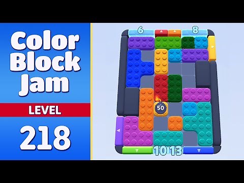 Color Block Jam Level 218 Walkthrough | VERY HARD 🧩 | Step-by-Step Solution & Guide! 🚧