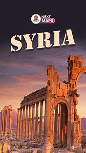 Syria: Ancient Civilisation where Beauty & Ruins meets | NEXT MAPS | NEXT IAS #syria #civilwar Syria: One of the Most Ancient Civilisations on Earth! 📜🏛️🏺 👉 Recently, Hayat Tahrir al-Sham (HTS), a rebel militia, seized Aleppo, the 2nd largest city of Syria. 👉 Syria is located on the eastern coast of the Mediterranean Sea. 👉 It shares boundaries with Turkey in the north, Iraq in the east and southeast, Jordan in the south, and Israel and Lebanon in the southwest. 👉 The Anti-Lebanon Mountai