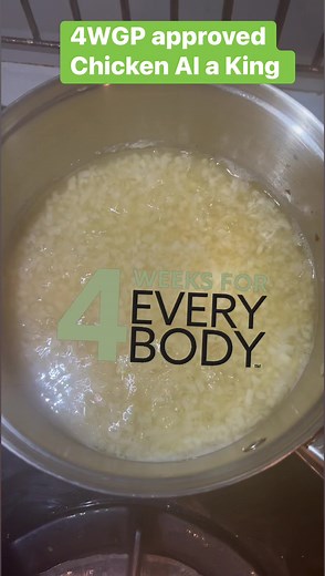 4 Week Git Protocol approved Chicken Al a King ! We make a cauliflower based sauce in place of the cream sauce and it’s delicious!! I put it over chickpea pasta !! 1 Red, 1 green , 1 yellow Added a side salad with salt pepper balsamic vinegar - 1 green | Dawntobefit