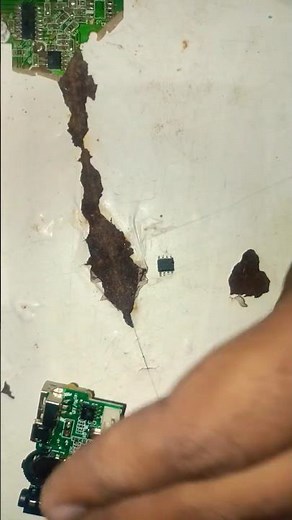 smd repair using hot air gun . replacement of ic #arduino #wifi #arduinoproject