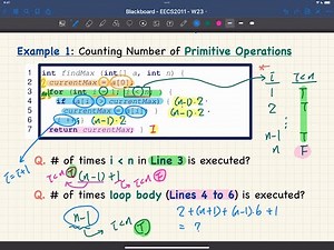 [HD] EECS2011 W23 - 2023-01-18 - Counting Primitive POs, Absolute vs. Relative Running Time