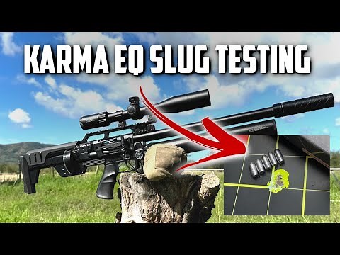 Karma Airguns EQ Slug Testing and Trigger Adjustments!