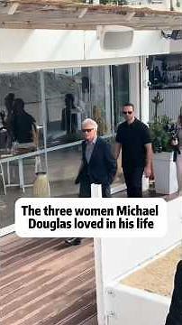 The three women Michael Douglas loved in his life.