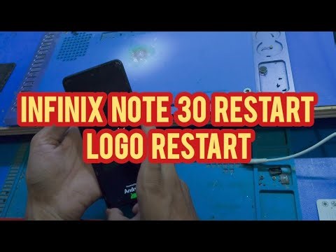 lnfinix Note 30 Logo Restart Problem / Infinix Note 30 First Logo Restart Solution / Infinix X6833b