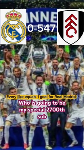 Real Madrid vs Fulham FC