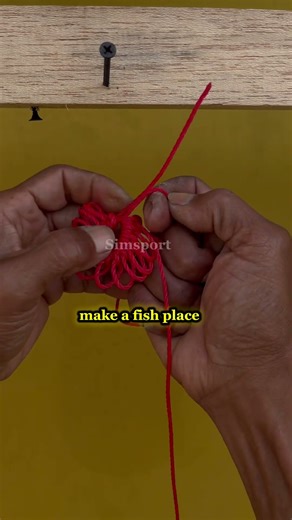 make a fish place #knot #net