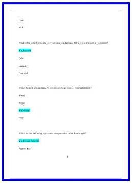 Dave Ramsey Test Review Chapter 10 Revised Matching Part Questions and Answers Latest Version Graded