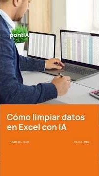 Limpia ASÍ datos de Excel con IA
