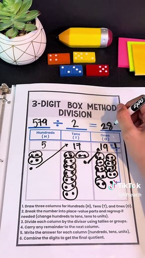 Master Long Division with the Box Method for Kids