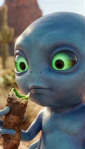 Alien TRIES Eating CACTUS! 🌵 Meerkat teaches him! 🤣 #animals #cute #cuteanamalsvideo