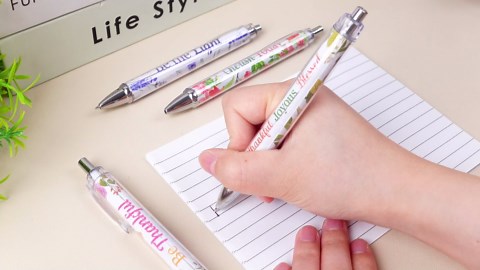 50 Sets Christian Religious Gifts Bulk Include 50 Bible Verse Ballpoint Pens 50 Inspirational Scripture Cards 50 Ribbon Floral Biblical Gifts for Women Men Church Favors