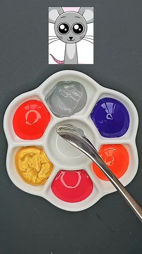 color mixing guess the mixing 🌈 color. #colorsmixing #mixedcolors #pa... | Thecolormagiclab