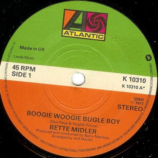 Bette Midler - Boogie Woogie Bugle Boy