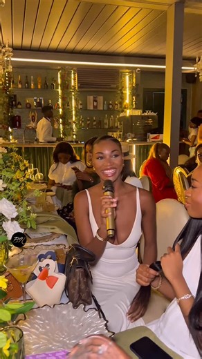 Africa's Top Wedding Website on Instagram: "Sage words from @diaryofanaijagirl’s friends to carry along on this journey of love 🥹 #Insync2025 Bride @diaryofanaijagirl | @thesynchrony Stylist @_emmanuelgoodnews Event design & coordination @themystiqueco Decor @dahlia_events_ Photography @whilzpro Desserts @sweetcravings Location @thedelborough Content creator @timeseedmedia Makeup @layo_beautyy Dress @aprilbykunbi Audio book and photobooth @frozenmomentsbooth Hair @beedaisyhair #BellaNaijaWeddin