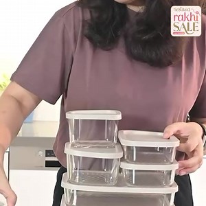 Meal prep never looked this chic. Airtight, stackable, and made of premium borosilicate glass. Get 𝐔𝐩 𝐓𝐨 𝟕𝟎% 𝐎𝐟𝐟 𝐄𝐱𝐭𝐫𝐚 𝟏𝟎% 𝐎𝐟𝐟 Use Code: 𝐑𝐀𝐊𝐇𝐈𝟏𝟎 𝐒𝐡𝐨𝐩 𝐍𝐨𝐰! 🛒 | Nestasia