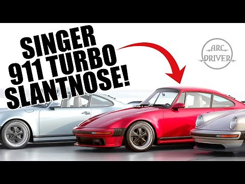 Singer Just Revealed the 911 Turbo Slantnose! Singer Vehicle Design Porsche 930 Turbo Slant Nose