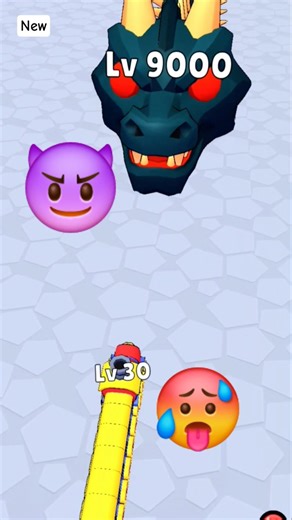 🐍🐍Snake rush 3D gameplay #9000系 #shorts #youtubeshorts #snake #gameplay