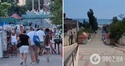 "Місто без літа і свободи": у мережі показали, який вигляд має окупований Генічеськ, де раніше відпочивали тисячі людей. Відео