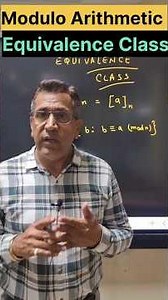 Understand concept of Equivalence class in Modulo Arithmetic - Class 12 - Applied Mathematics