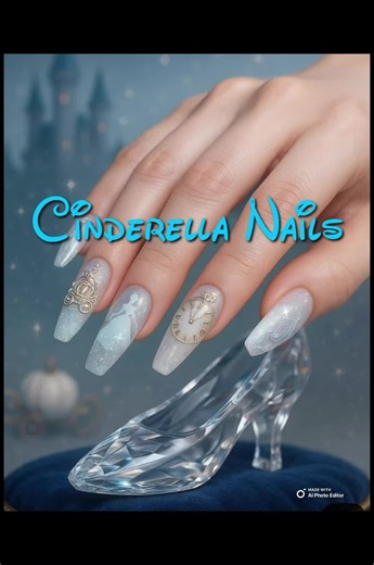 Cinderella Themed Nail Art Ideas for Every Occasion