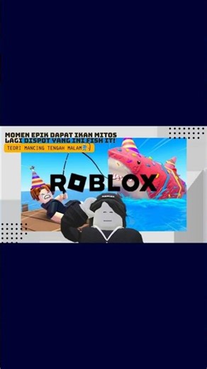 MOMEN EPIK DAPAT IKAN MITOS LAGI DISPOT YANG INI FISH IT! #fishit #roblox #shorts