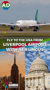 59K views · 303 reactions | You can now fly daily from Liverpool John Lennon Airport to the USA with Aer Lingus, via a short and simple stop in Dublin.  Jay has travelled to Dublin Airport to show you just how easy it is and how it all works. #Liverpool #Dublin #LiverpoolAirport #AerLingus #USATravel #NewYorkTravel #Travel #DublinAirport | The Guide Liverpool | Facebook