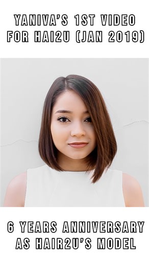 Hair2U on Instagram: "hair2u.sellfy.store Yaniva 6 years anniversary - first video for Hair2U in January 2019. 4K remaster sample. #bobhairstyles #bobhaircut #Hair2U"