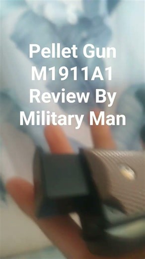 M1911A1 Pellet Toy Gun On Review At One Hand Reload #toyguns #pelletguns #shorts