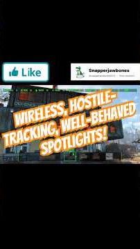 Fallout 4: WiFi glitched spotlights trick!