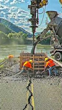 How Engineers Build Giant Arch Bridges Full Construction Process Start to Finish 🌉🚧