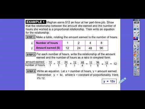 Representing Proportional Relationships - Lesson 3.1