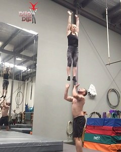 1.4K views · 62 reactions | Always looking to connect skills and be comfortable moving through imperfections safely. * www. Handtohandmaker.com Online training programs by Duo Die made specifically for you! YOUR goals, YOUR level, YOUR path to acrobatic success! * #h2hmaker #neverstoplearning | Duo Die Acrobatics | Facebook