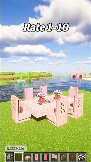 Modern Table Tutorial! #shorts #minecraft