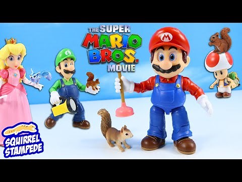 The Super Mario Bros Movie Action Figures Look Right at You! 2023 Collection Review